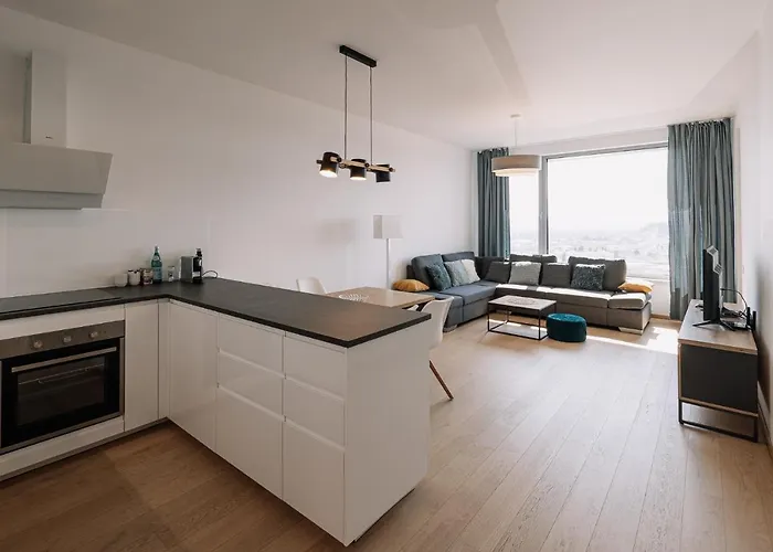 Skau Sky Park Blue By Zaha Hadid 21 Floor 2 Tower Panoramic View Free Parking *