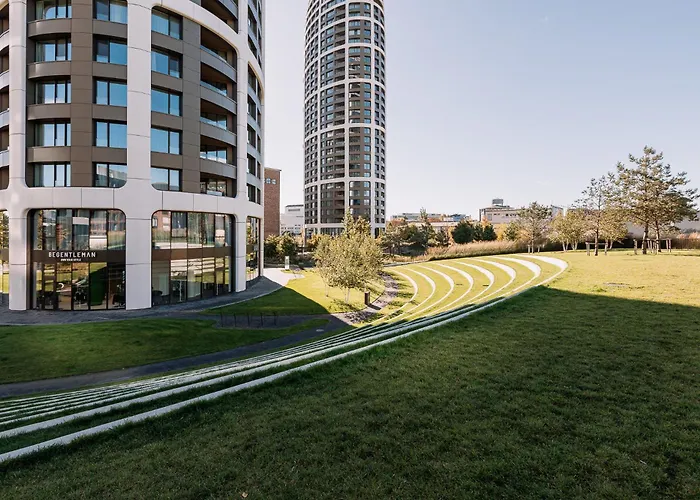Skau Sky Park Blue By Zaha Hadid 21 Floor 2 Tower Panoramic View Free Parking * Bratislava