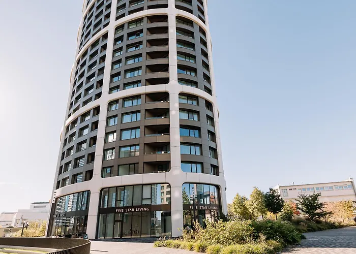 Appartement Skau Sky Park Blue By Zaha Hadid 21 Floor 2 Tower Panoramic View Free Parking *