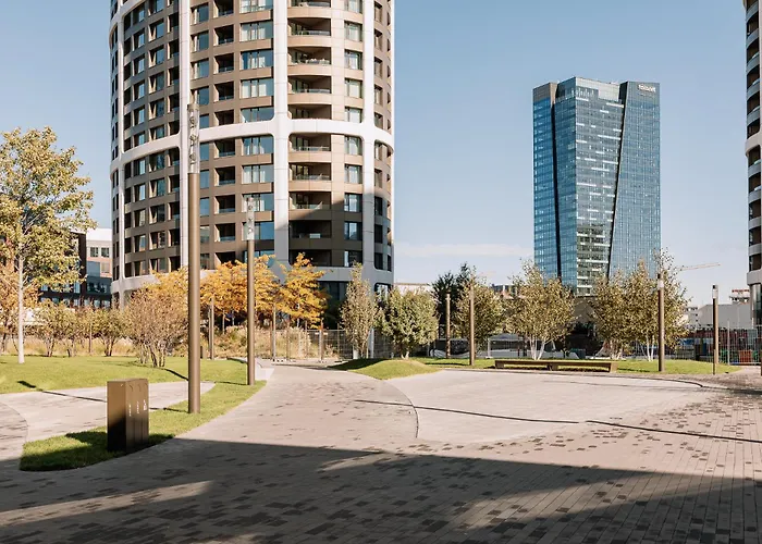 Apartamento Skau Sky Park Blue By Zaha Hadid 21 Floor 2 Tower Panoramic View Free Parking