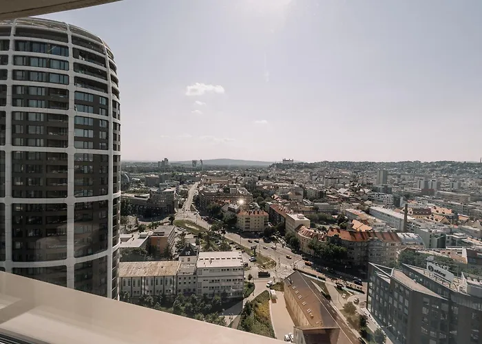 Apartamento Skau Sky Park Blue By Zaha Hadid 21 Floor 2 Tower Panoramic View Free Parking